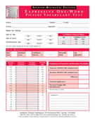 EOWPVT 2000 Edition - English Record Forms